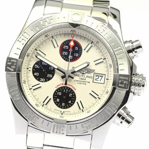  Breitling BREITLING A13381 Avenger II chronograph Date self-winding watch men's box * written guarantee attaching ._754758