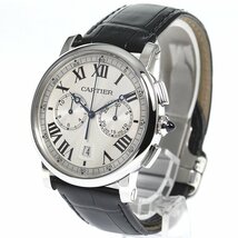 カルティエ CARTIER WSRO0002 ロトンド ドゥ カルティエ クロノ デイト 自動巻き メンズ 良品 _758825_画像2