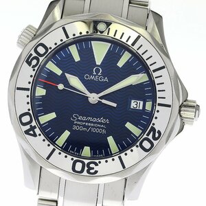 オメガ OMEGA 2263.80 シーマスター300 デイト クォーツ ボーイズ 良品 _761656