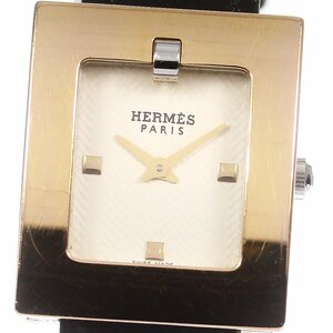 エルメス HERMES BE1.120 ベルトウォッチ クォーツ レディース 内箱・保証書付き_766093【ev10】