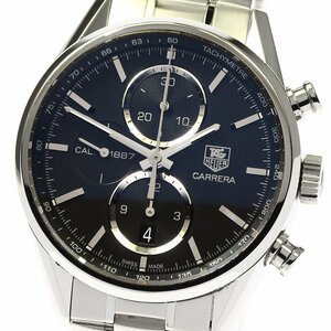 タグホイヤー TAG HEUER CAR2110.BA0724 カレラ キャリバー1887 クロノグラフ 自動巻き メンズ 良品 保証書付き_767964【ev10】