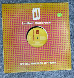レア盤　LUTHER VANDROSS 12インチ AINT NO STOPPIN US NOW DAVID MORALES　リミックス R＆B ソウル レコード　DJ 230801-112