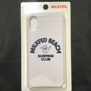 iPhoneXS/X用 MILKFED. ロゴケース