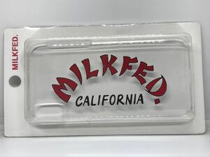 iPhoneXS/X用 MILKFED. CALIFORNIA ロゴケース