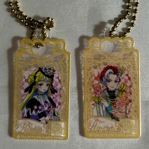 プリマジ　キーホルダー　ミニカード　ガチャ　れもん　あまね　2点セット