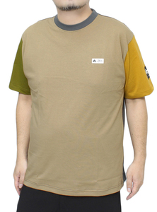 【新品】 2L クレイジー LOGOS PARK(ロゴス パーク) 半袖 Tシャツ メンズ 大きいサイズ ボックス ロゴ プリント クルーネック カットソー