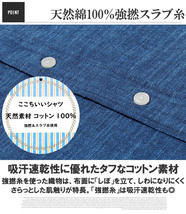 【新品】 3L グリーン×チェック 半袖シャツ メンズ 大きいサイズ 強撚 スラブ糸 コットン 無地 チェック柄 ボタンダウン チェックシャツ_画像7