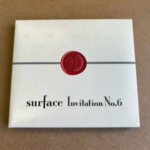 送料無料☆surface『Invitation No.6』初回限定盤CD＋DVD65分収録☆美品☆アルバム☆サーフィス☆314