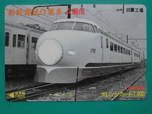 JR東海 オレカ 使用済 新幹線 試作電車 A編成 旧蕨工場 【送料無料】