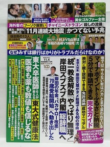 77133　令和4年（2022）11/4日号週刊ポスト No.2664 野田すみれ 岡田紗佳X池田夏希・・・