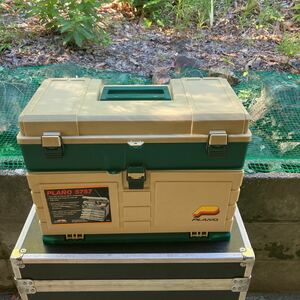 PLANO 5757 Old tackle box 4 -step type pra noUSA MADE IN U.S.A