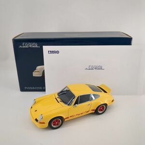 エブロ 1/24 ポルシェ カレラ 911 イエロー EBBRO 自動車 ミニカー 中古 ◆3114/高洲店