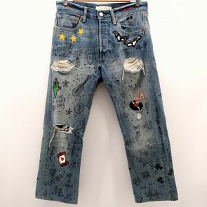 LEVI’S 501 00501-2417 ジーンズ ブルー SIZE W31 144周年記念 501 DAYコレクション デニム メンズ リーバイス ◆3109/宮竹店