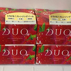 DUO デュオ クレンジングバーム いちご 苺 あまおう 4個セット