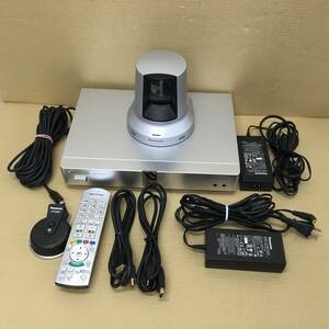 【2308017814】 Panasonic ビデオ会議システム KX-VC300 カメラ(GP-VD130) マイク(KX-VCA002)