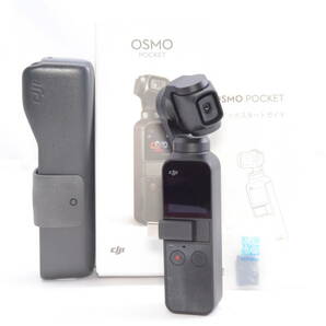 【元箱付き】DJI ウェアラブルカメラ Osmo Pocket OSPKJP ブラック OT110 小型ジンバルカメラ 光学美品 ＃K1172308006Y の画像1