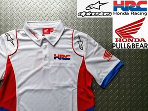 【正規品★本物】HRC HONDA ホンダ レーシングチーム ポロシャツ サイズS（日本サイズL）アルパインスターズ MotoGP アルベルト・プーチ