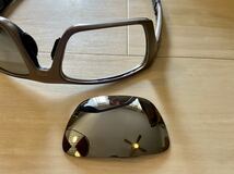 OAKLEY JURY Distressed silver アルミニウム合金フレーム 中古美品新品社外偏光レンズ ノーズシリコンシール新品 廃盤モデル_画像10