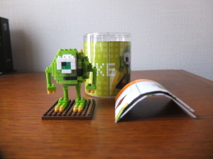 MIKE nano block ナノブロック モンスターズ・インク Monsters, Inc. マイク・ワゾウスキ Michael Wazowski 東京ディズニーリゾート