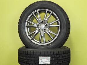 S3604 新品 4本 225/60R17 ヨコハマ アイスガード iG50+ 中古アルミ 7J +40 アルファード ヴェルファイア D5 アウトランダー 在庫処分