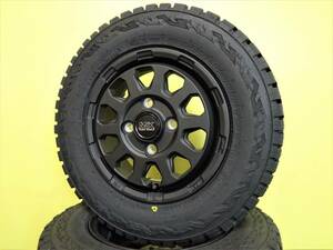 S3620 新品 4本 マッドクロス レンジャー 12 X 4B マットブラック 黒 145/80R12 LT オープンカントリー R/T ハイゼット Kトラ N-VAN RANGER