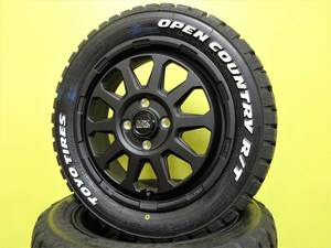 S3633 新品 マッドクロス レンジャー 4.5J マットブラック 165/60R15 オープンカントリー R/T ホワイトレター ハスラー キャスト デリカ D2