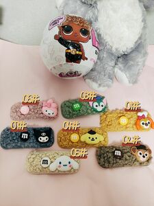 【新品】ディズニー ダッフィー フレンズ ダッフィーステラルーサンリオ クルミ シナモンマイメロディヘアクリップ