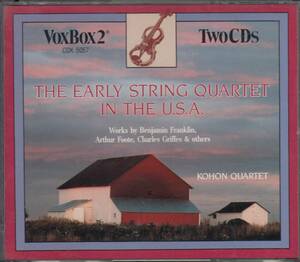 輸 The Kohon Quartet With Isabelle Byman The Early String Quartet In The U.S.A. 2CD◆規格番号■CDX-5057◆送料無料■即決●交渉有