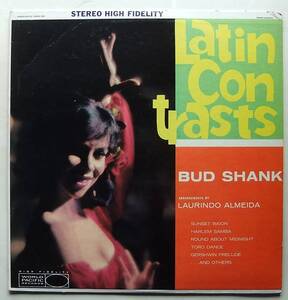 ◆ BUD SHANK - LAURINDO ALMEIDA / Latin Contrasts ◆ World Pacific STEREO-1281 (gold:dg) ◆