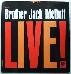 ◆ Brother JACK McDUFF / Live! ◆ Prestige PRST 7274 (silver NJ) ◆