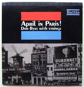 ◆ DON BYAS with Strings / April in Paris ◆ Battle BS 96121 (BGP:dg) ◆