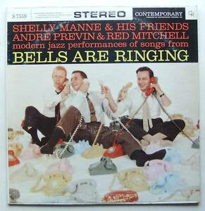 ◆ SHELLY MANNE & HIS FRIENDS / Bells Are Ringing ◆ Contemporary S7559 (black:dg) ◆ W