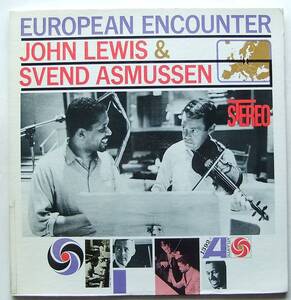 ◆ JOHN LEWIS & SVEND ASMUSSEN / European Encounter ◆ Atlantic SD 1392 (green/blue) ◆