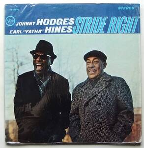 ◆ JOHNNY HODGES - EARL HINES / Stride Right ◆ Verve V6-8647 (MGM:VAN GELDER) ◆