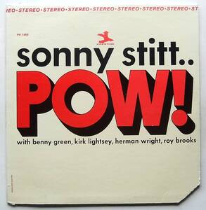 ◆ SONNY STITT & BENNY GREEN / Pow! ◆ Prestige PRST 7459 (blue:VAN GELDER) ◆