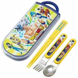  Dragon Ball super set of forks, spoons, chopsticks 4 point set anti-bacterial dishwasher correspondence sliding type .. present for cutlery child child Kids character ske-ta-