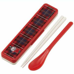  little mii combination set chopsticks spoon set anti-bacterial sound. if not .. present for cutlery portable cutlery check Moomin ske-ta-