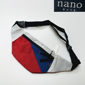  не использовался товар nanoBASE трехцветный сумка "body" мужской женский уличный кемпинг отдых бассейн Red Bull - белый nano основа 
