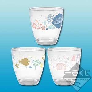 ファイティングドリー 一番くじ G賞 海の中グラス 全3種セットまとめて ディズニー ニモ ガラスコップ