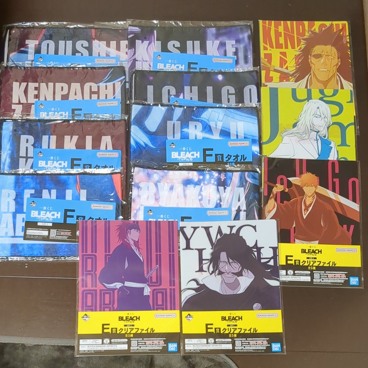 即決x送料無料 一番くじ BLEACH 千年血戦篇 OP 1 E賞 クリアファイル