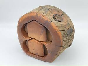 希少♪ SPANCRAFT スパンクラフト ジュエリーボックス 天然木 小物入れ 小引き出し 木製工芸品 米国製