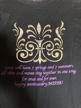 MISIA 7th Anniversary Tシャツ2枚 黒 M ミーシャ_画像6