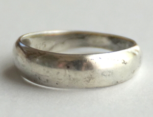  silver 925 made simple . shell circle ring approximately 13 number 