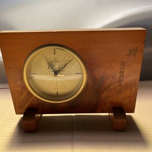 昭和レトロ 置時計 時計 Maruman 中古品 動くか不明