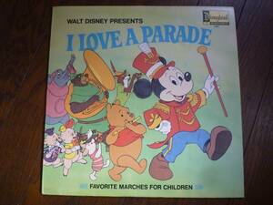 LP * Walt Disney Presents I Love A Parade Disney *Let's Have A Parade Marching Song March Of The Cards