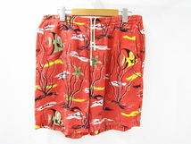 WACKO MARIA HAWAIAN SHORTS ワコ マリア ハワイアン ショーツ 熱帯魚 17ssTropical fish Mサイズ 中古品 ◆10106_画像1