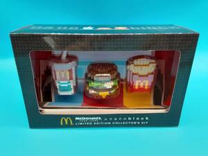 ta0806/04/32 中古品 マクドナルド × ナノブロック LIMITED EDITION COLLECTOR'S KIT