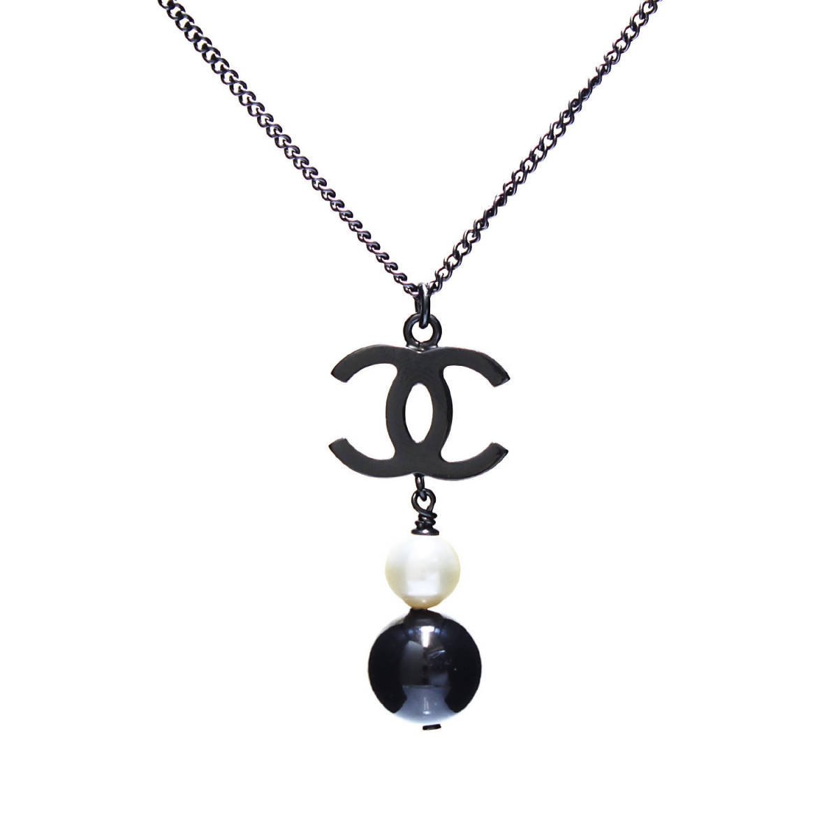 シャネル CHANEL プレート ネックレス シルバー 99A 1999秋冬|PayPay