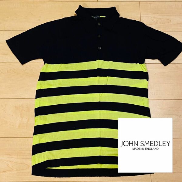 John smedley ジョンスメドレー ニットポロシャツ イギリス製