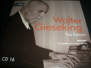 ギーゼキング モーツァルト メヌエット トリオ 変奏曲 サリエリ アレグロ ソナタ 紙ジャケ 未使用美品 Mozart Piano Gieseking